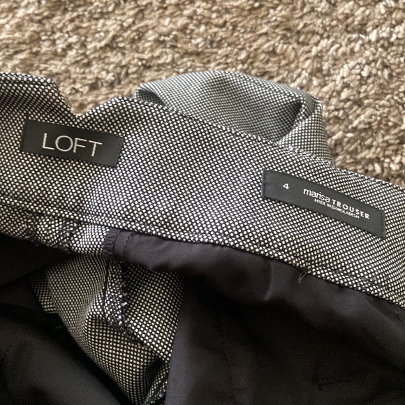 Black and white Loft Dress Pants - Picture 4 of 5